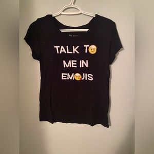 Black Matter Talk to Me in Emojis Shirt